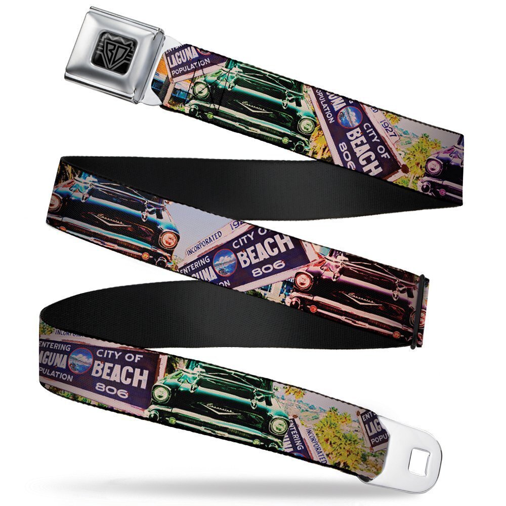 6696 Seatbelt Belt - Cali Classic Laguna Beach - 1.0" Wide - 20-36 Inches